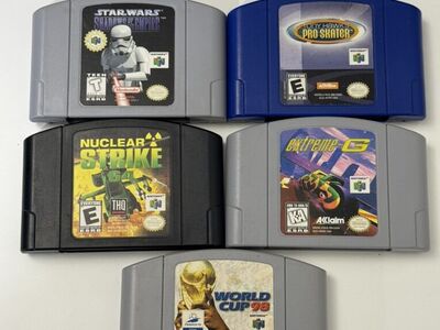 Authentic Nintendo 64 N64 Games / $15 Each