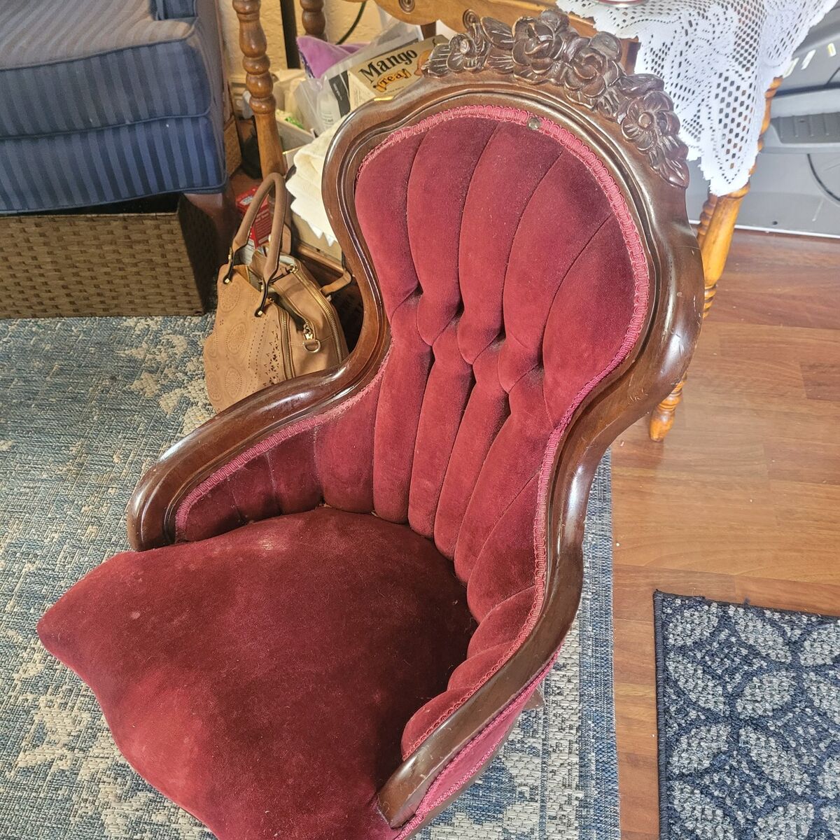 Miniature Reproduction victorian chair