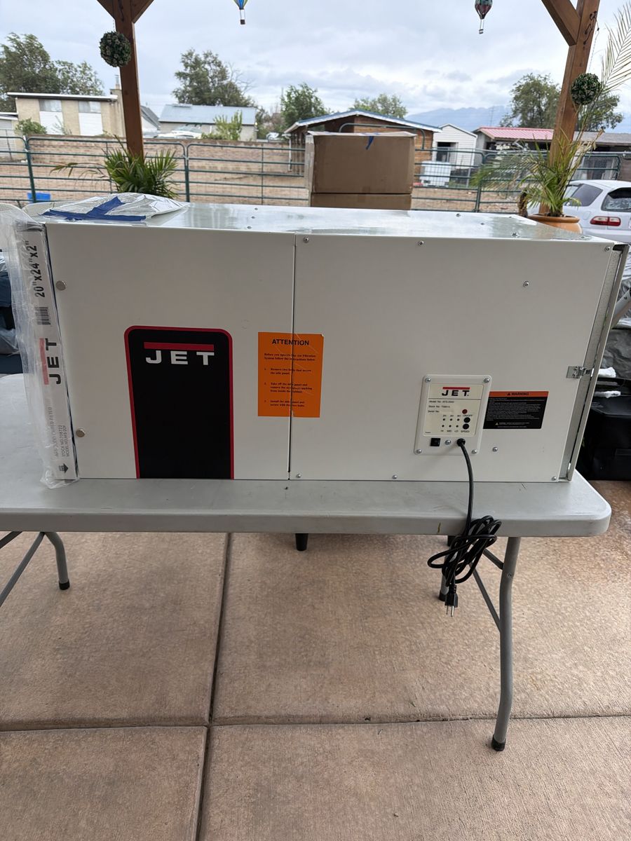 JET AFS-2000 Air Filtration System - Workshop Dust Collector
