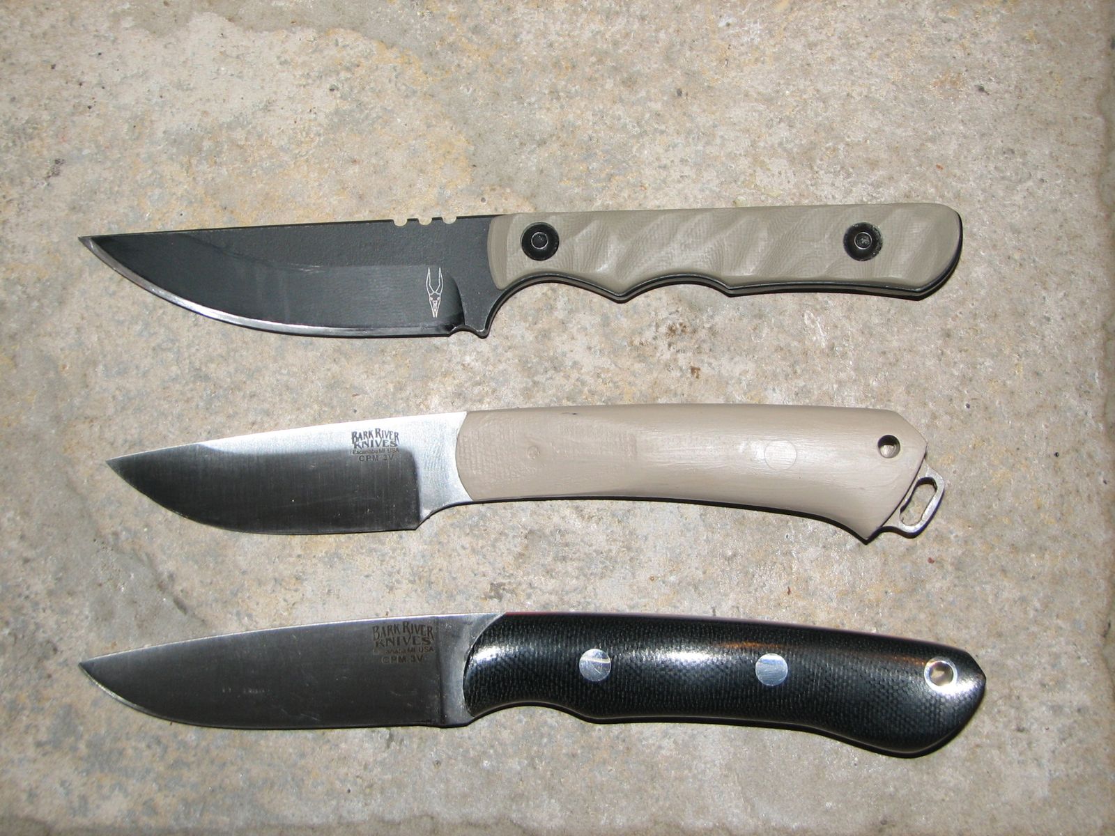 Three fixed blade knives for less than the price of one