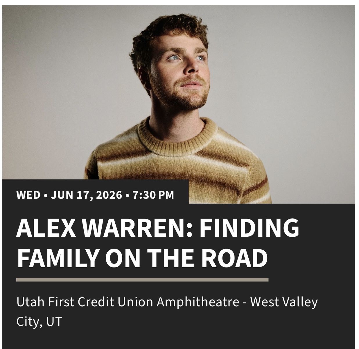 Alex Warren 2 Pit Passes + Premium Parking