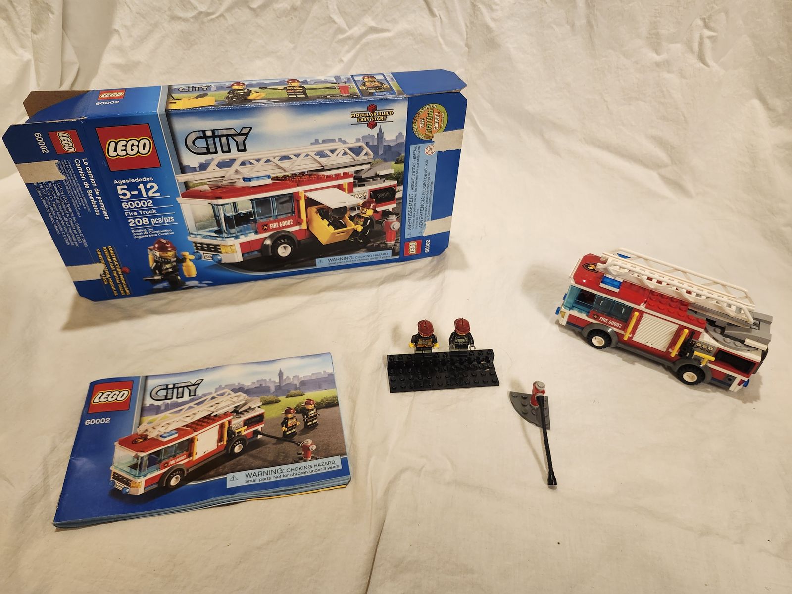 LEGO City 60002 Fire Truck – 100% Complete w/ Box + Instructions