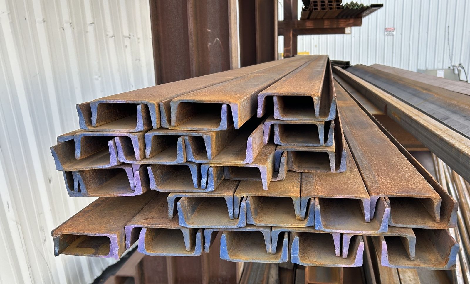 Closeout! Surplus Steel Channel 4" x 5.4# x 20' - $63.95 each