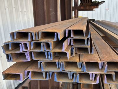 Closeout! Surplus Steel Channel 4" x 5.4# x 20' - $63.95 each