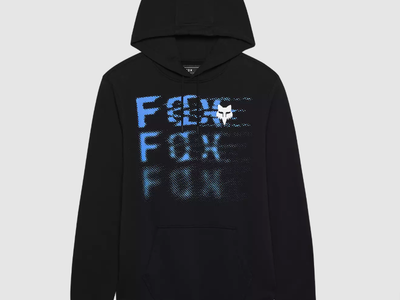 Fox Racing Emotion Medium Pullover Hoodie, Black (32892-001-M-L-BIN4)