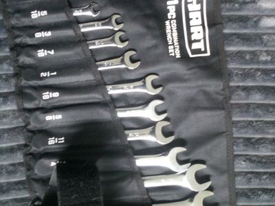 Hart 11 pc wrench set