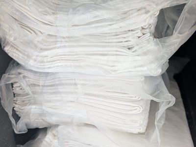 New White Simple Bath Towels