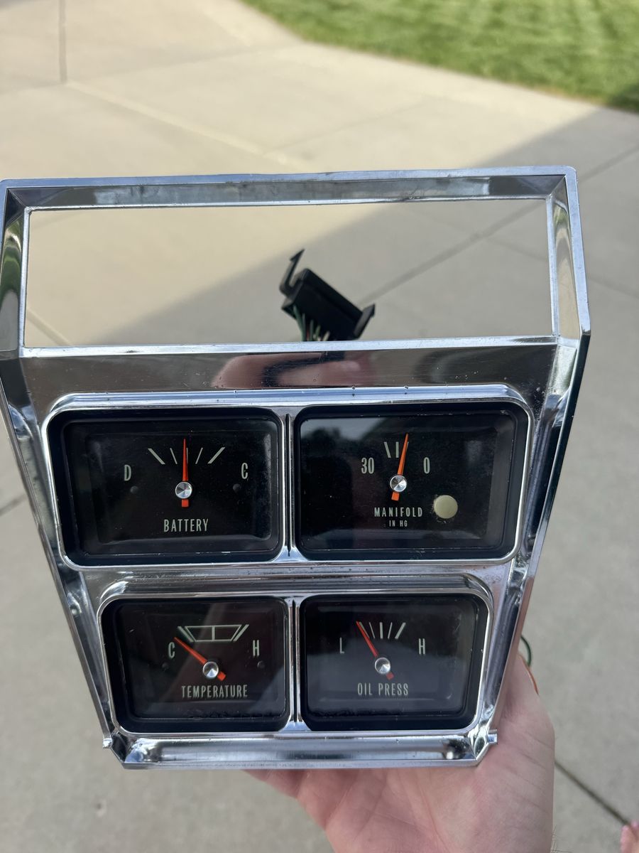 1966 chevrolet impala factory gauges