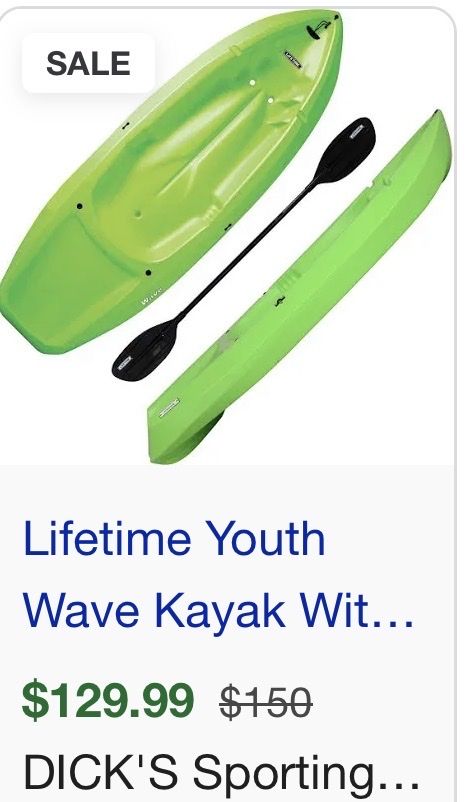 Kids Kayak (Great shape garaged!)