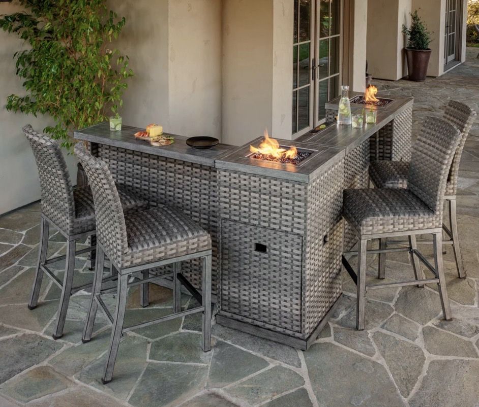 Diego Modular Outdoor Firepit Bar
