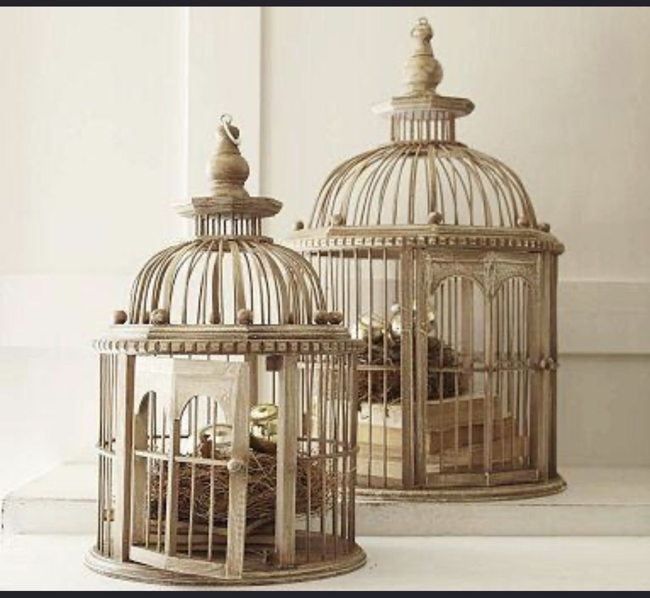 Pottery Barn decorative birdcage