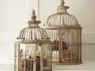 Pottery Barn decorative birdcage