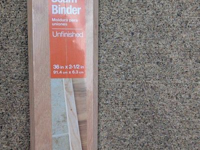 New 36 inch Traffic Master Brand Seam Binder, Wood