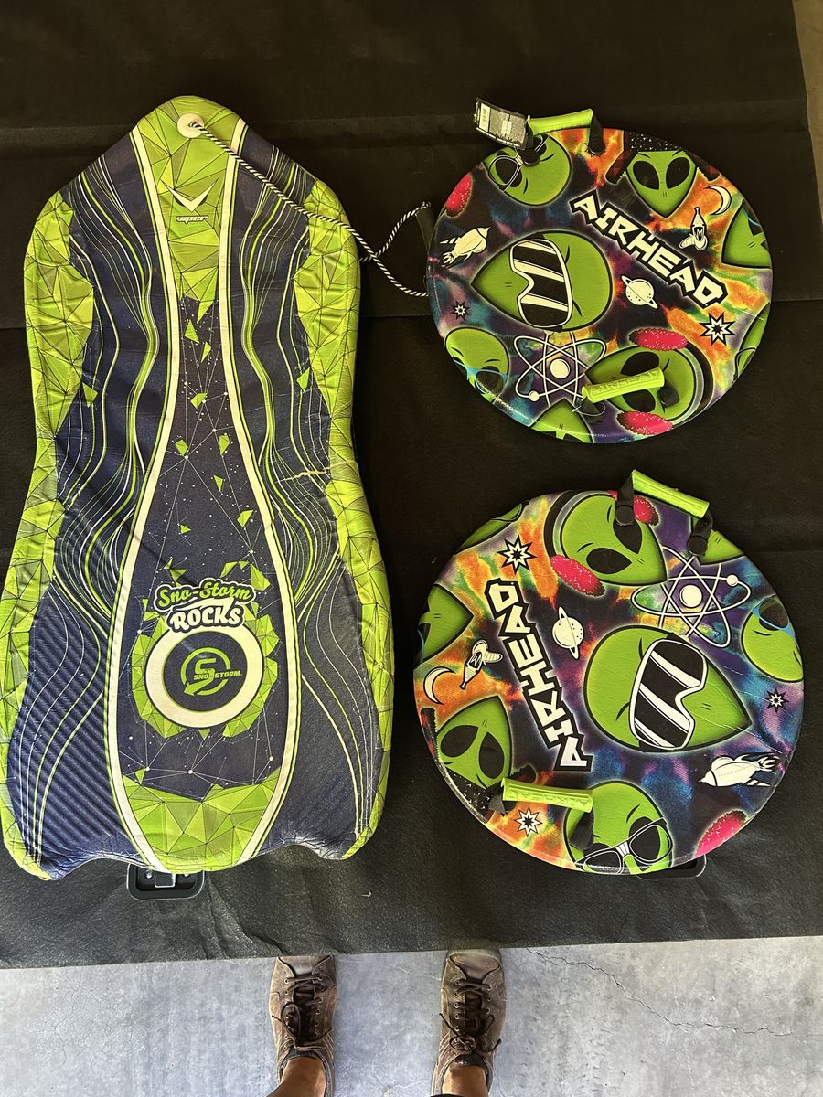 Snow-Storm and Airhead Snow Sleds Bundle - 3 Sleds Total