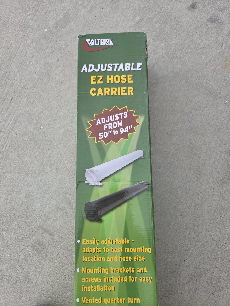 Valterra Adjustable EZ Hose Carrier - Extends 50" to 94" with Mounting Hardware. BRAND NEW, UNOPENED