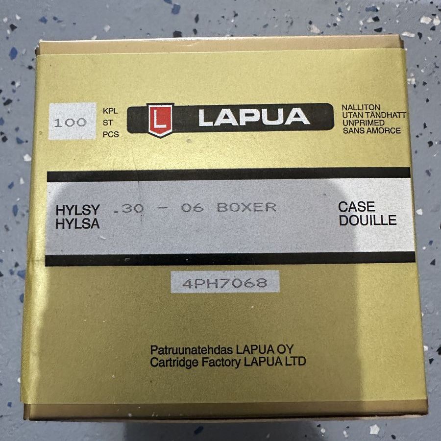 Reloading Lapua Brass 30-06