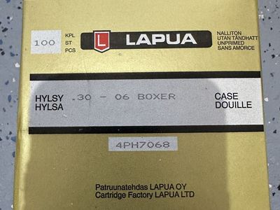Reloading Lapua Brass 30-06