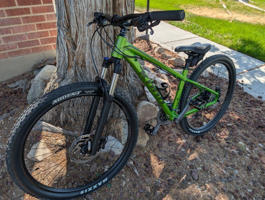 Kona Honzo Hardtail Mountain Bike - Size small Green, Maxxis Ardent Tires
