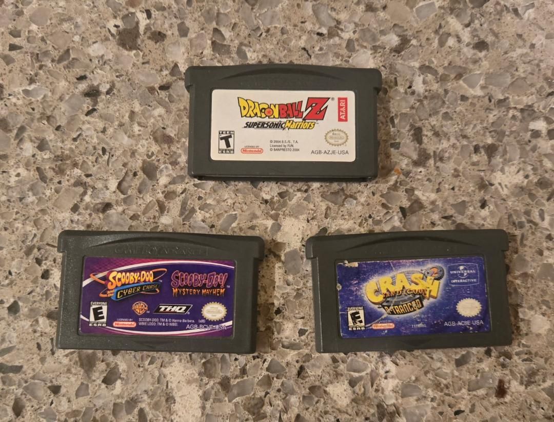 Nintendo Gameboy advance game bundle including Crash Bandicoot N Tranced! Trades considered!