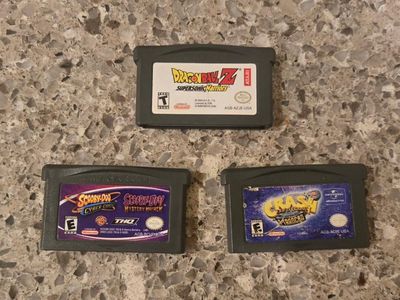 Nintendo Gameboy advance game bundle including Crash Bandicoot N Tranced! Trades considered!