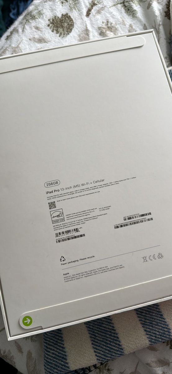 iPad Pro M5 256 gb Cellular + Wifi