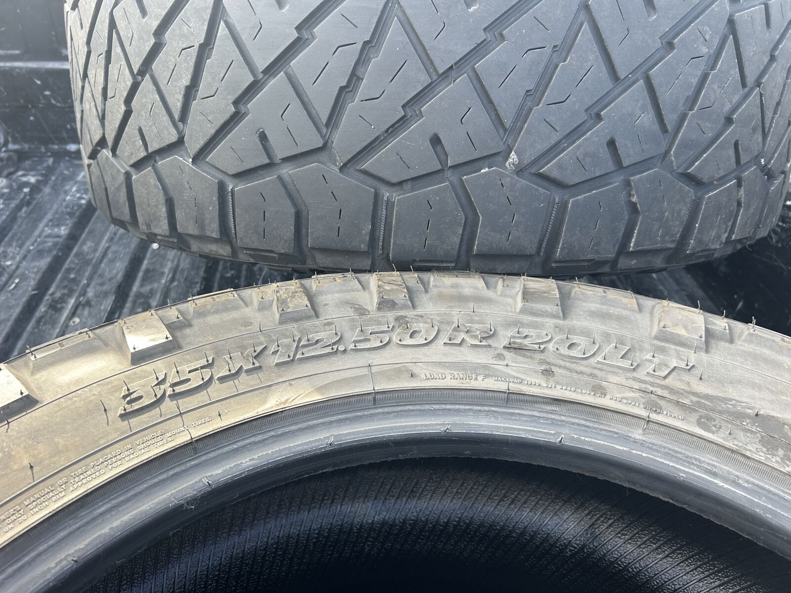 2 nitro grappler tires  35  12.50  20