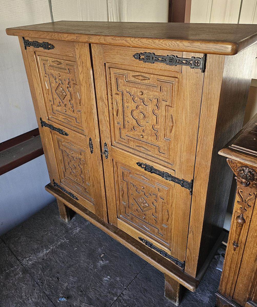 Solid Oak Cabinet
