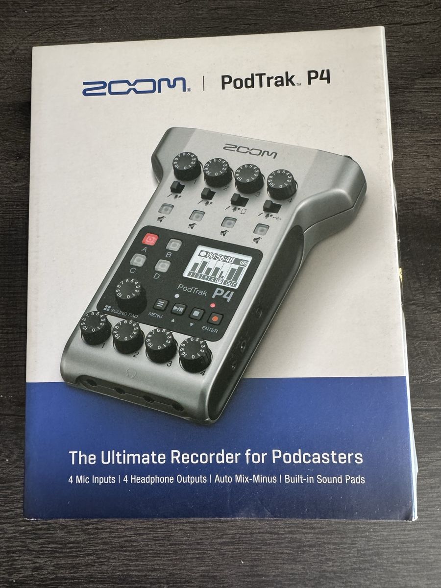 Zoom PodTrak P4 Podcast Recorder