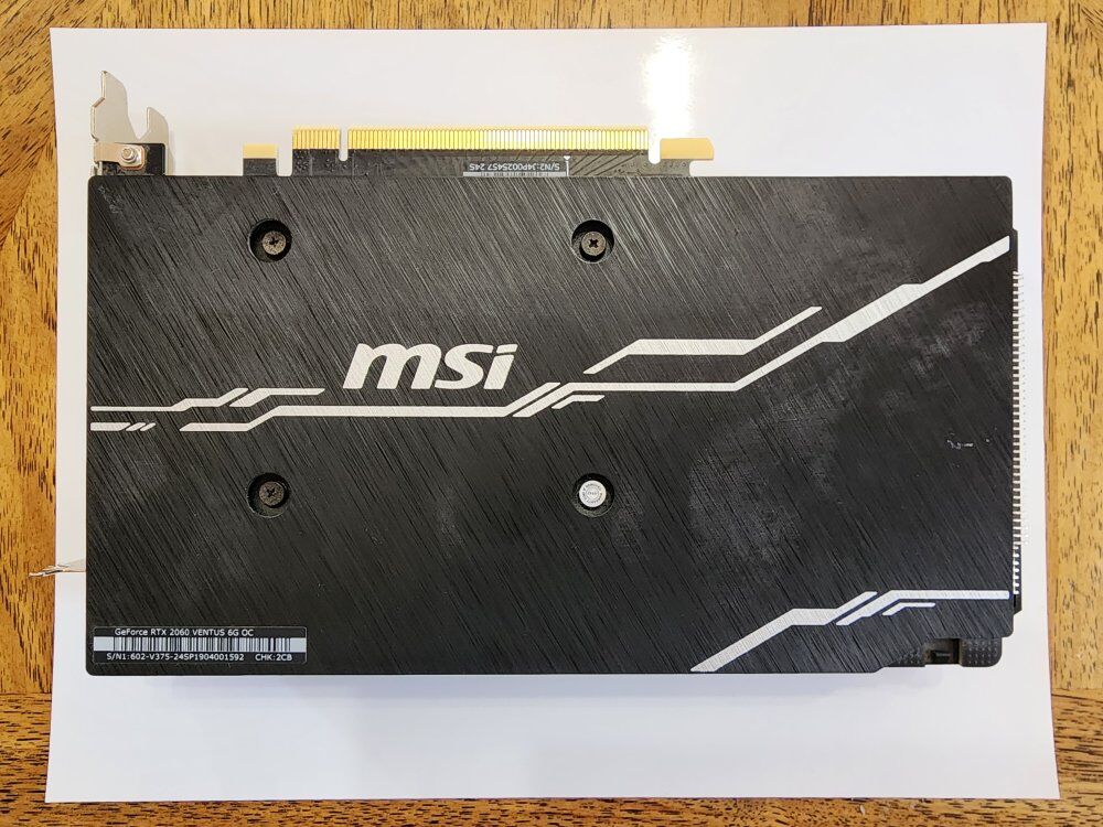 MSI Geforce RTX 2060 Ventus 6GB