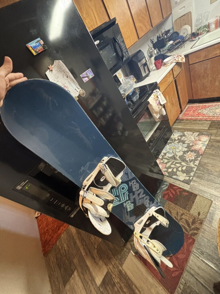 Snowboard With Bindings