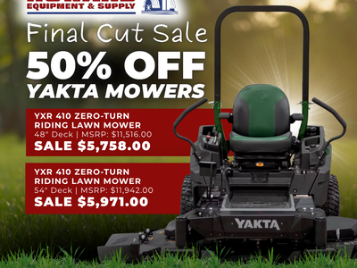 Final Cut Commercial Mower Sale $5758