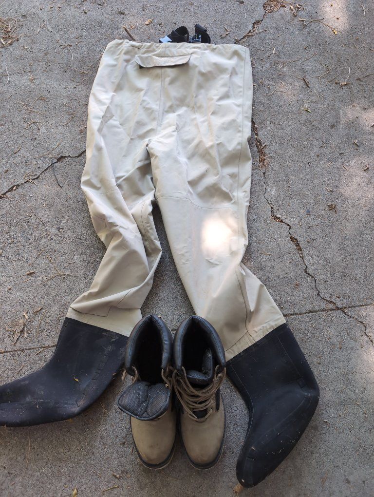 Dave Scadden Pontoon Craft Fishing Waders with Boots Size XL