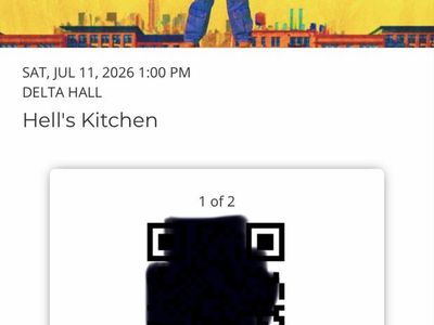 Hell’s Kitchen 2 Gold seats SAT Jul 11 at 1:00 pm