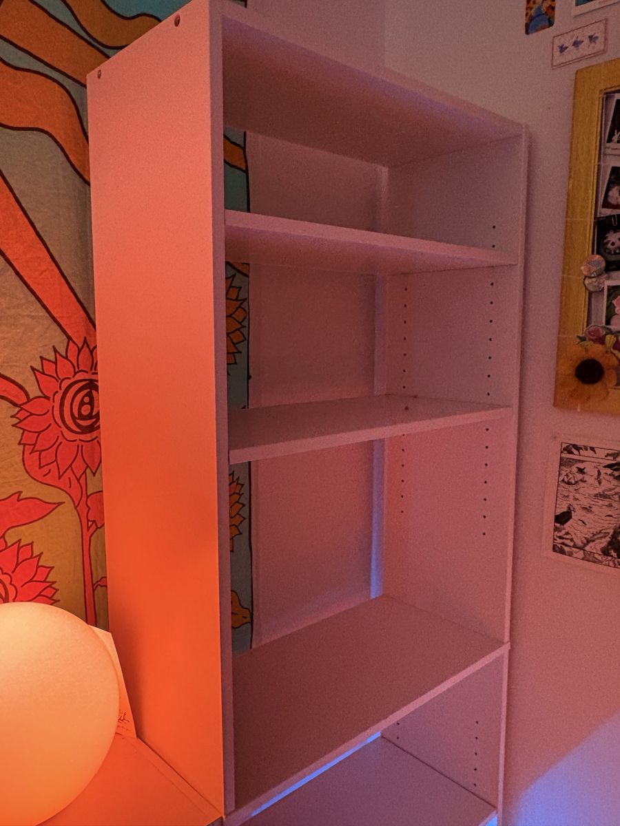 White Tall Bookshelf