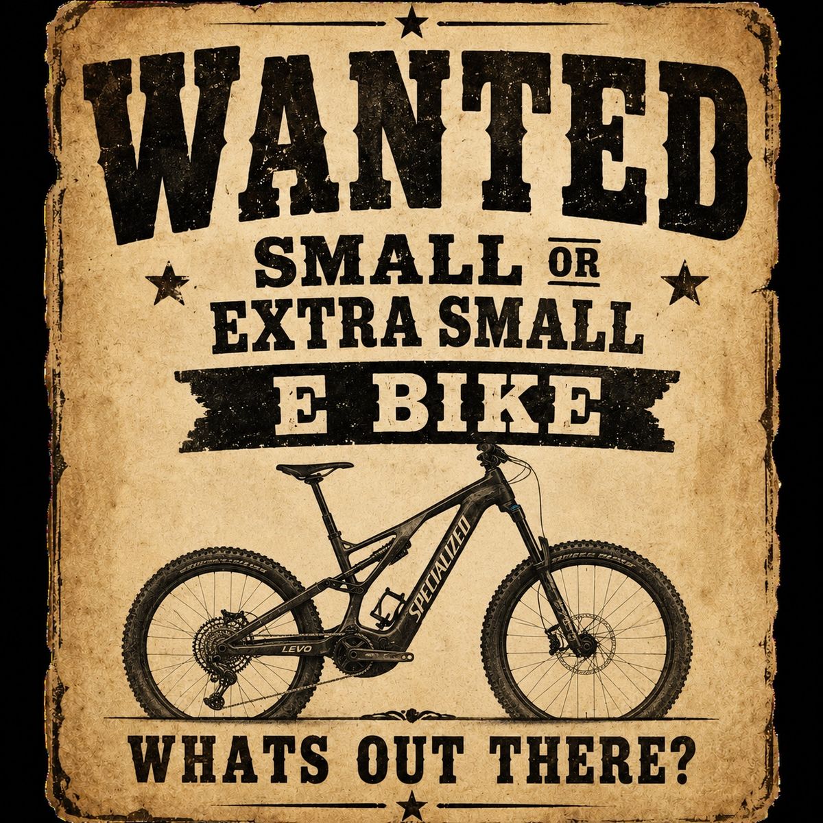Wanted - Small or Xsmall Ebike