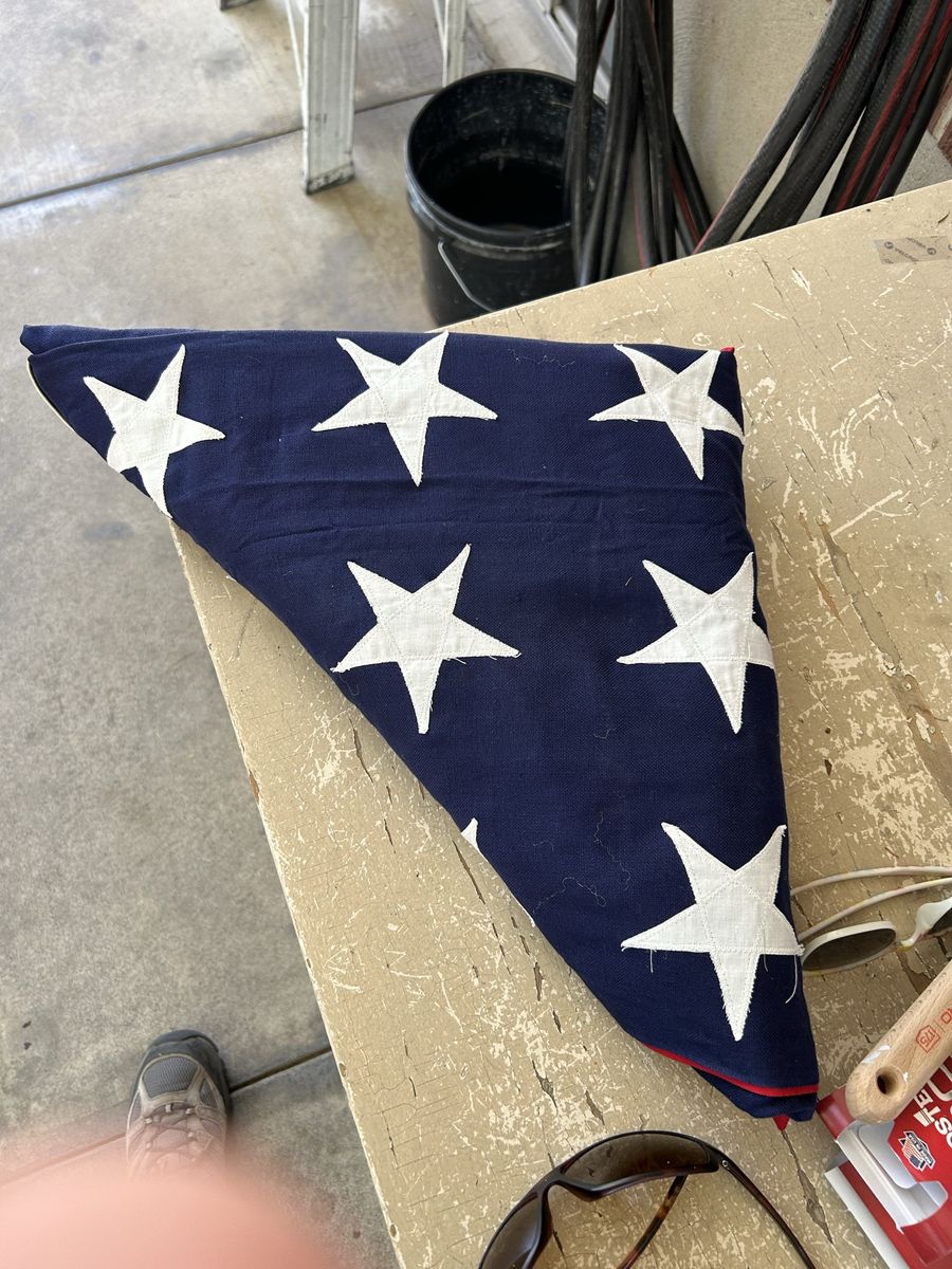 Vintage 48 star American flag.
