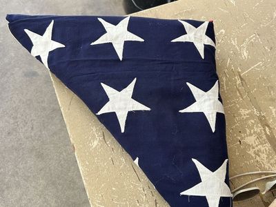 Vintage 48 star American flag.