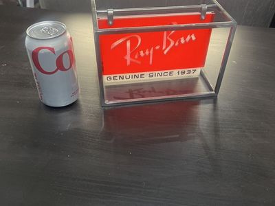Ray Ban Shelf Sign