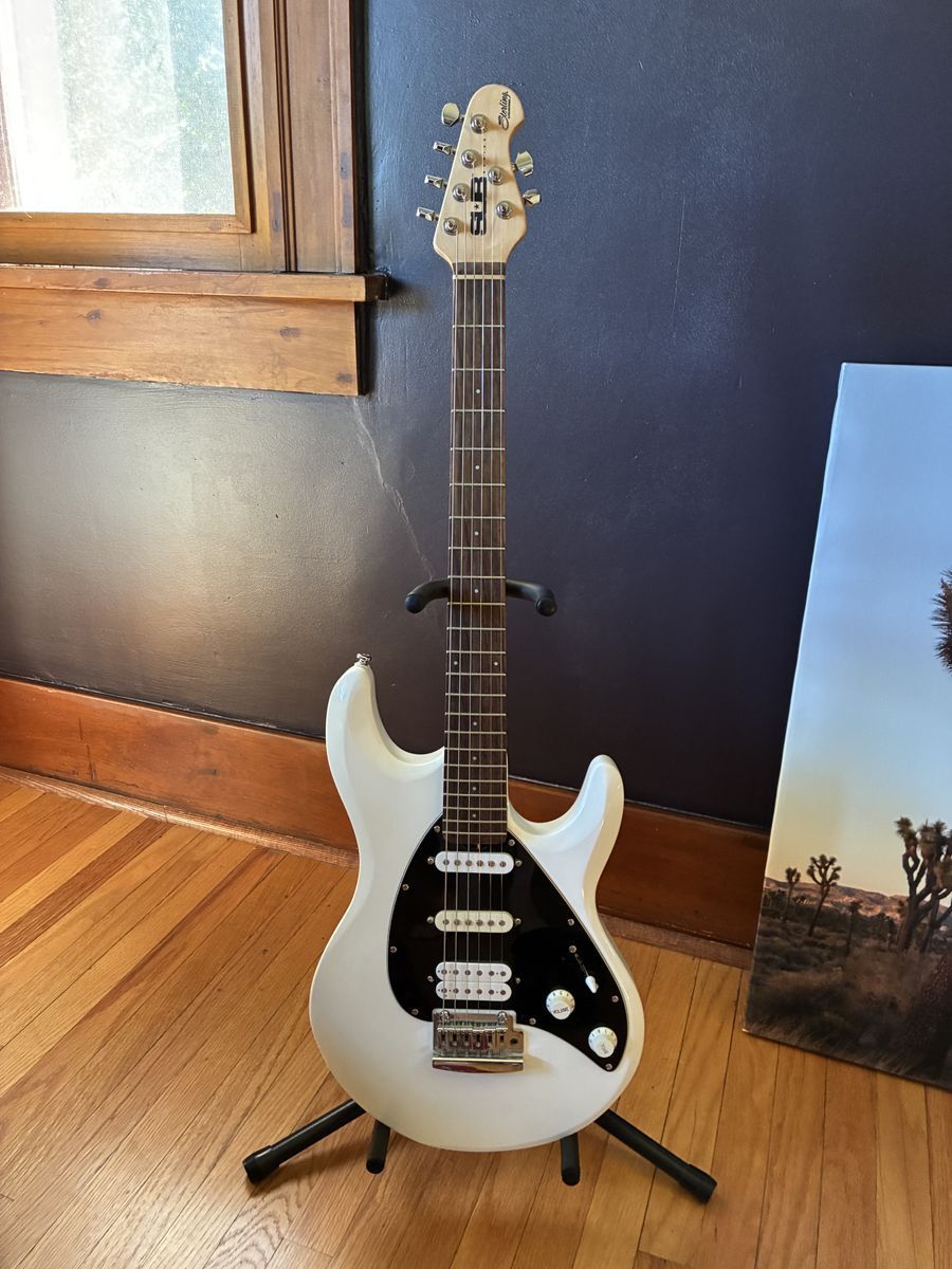 Guitar & amp! Sterling by Music Man SUB White Solid Body Electric Guitar