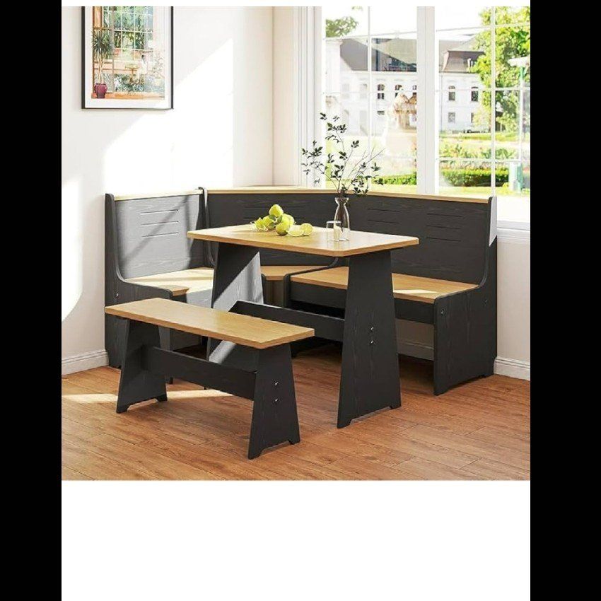 NEW- Breakfast Nook Dining Table Set