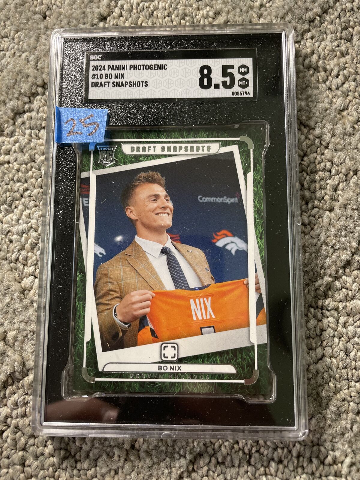 Bo Nix graded slabs
