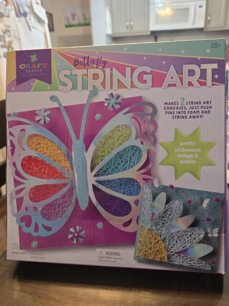 Butterfly String Art.