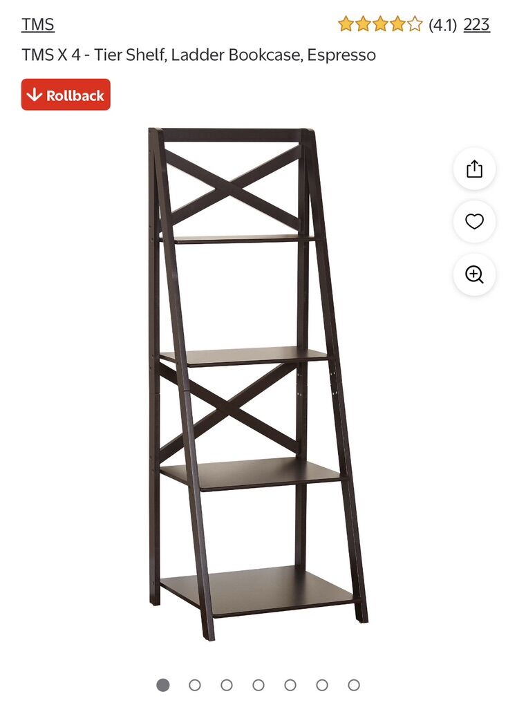 Ladder Bookcase: NIB, Two Available!