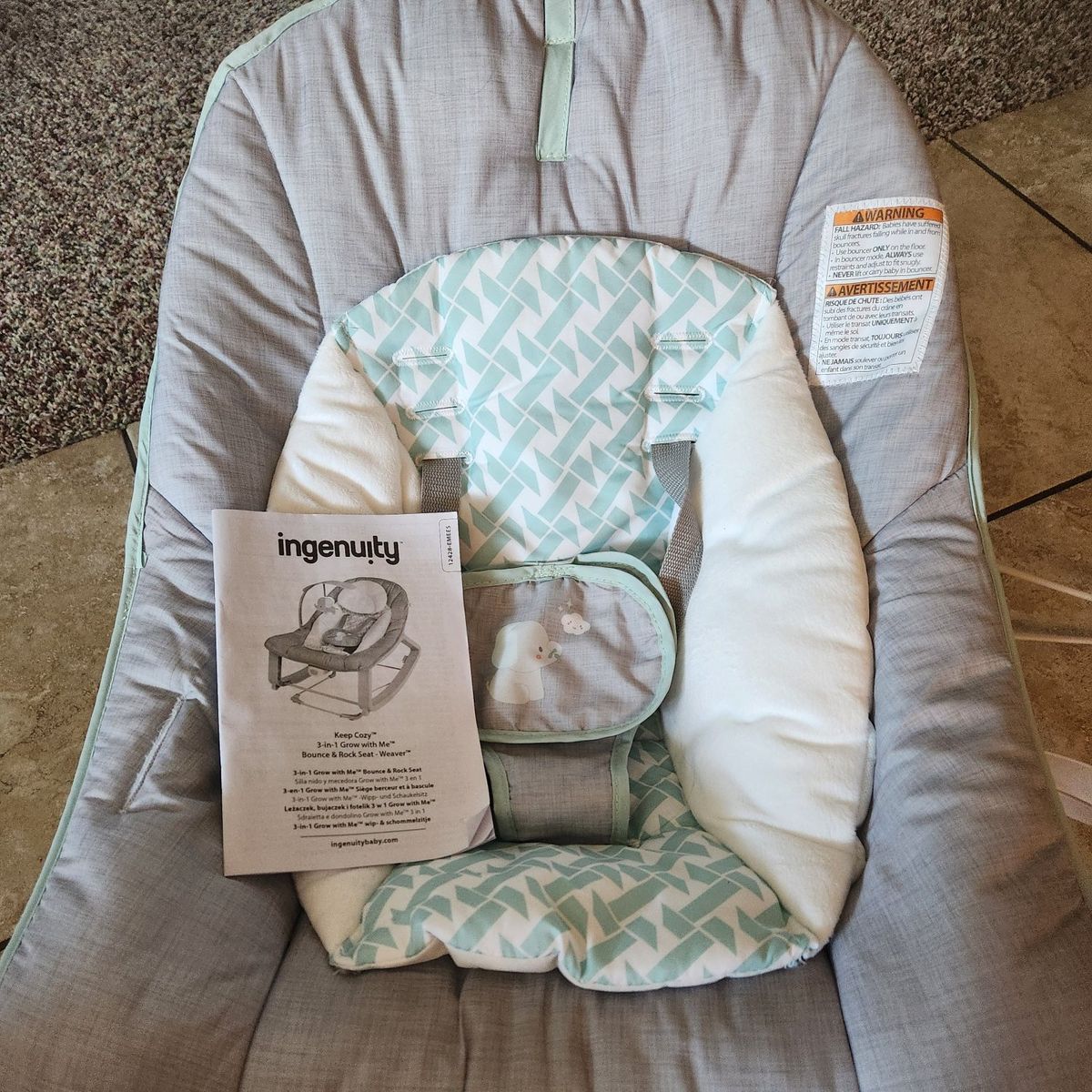 infant bounce and rocker chair