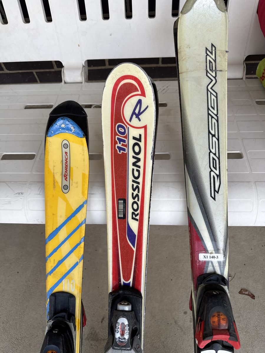 Rossignol Nordica Skis 110cm And 140cm