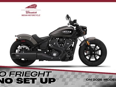 2026 Indian Motorcycle® Scout® Bobber Limited +Tech Heavy Metal Smoke