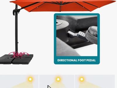 Large patio umbrella