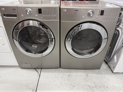 Matching Rare Champaign Gold, Ultra Capacity Lg Washer & Dryer Set!(STACKABLE!)