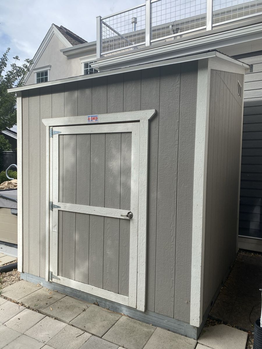 Used A-Shed Storage Shed - Durable Outdoor Storage Solution