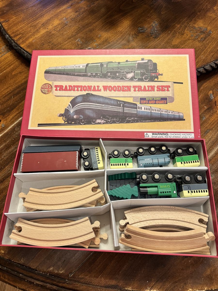 Traditional Wooden Train Set